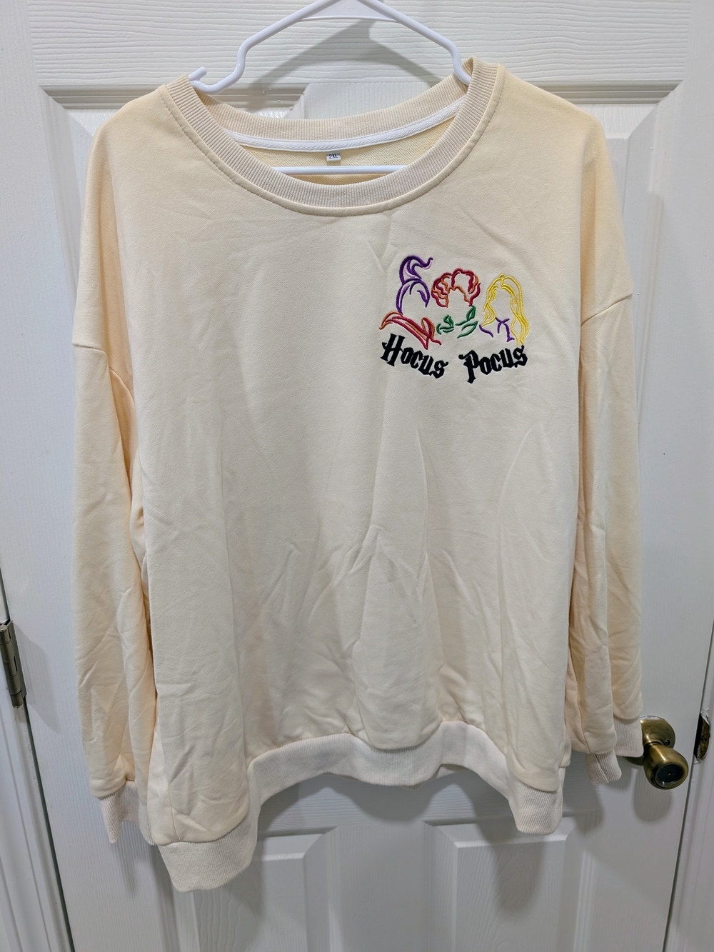 Hocus Pocus Cream Crewneck Sweatshirt